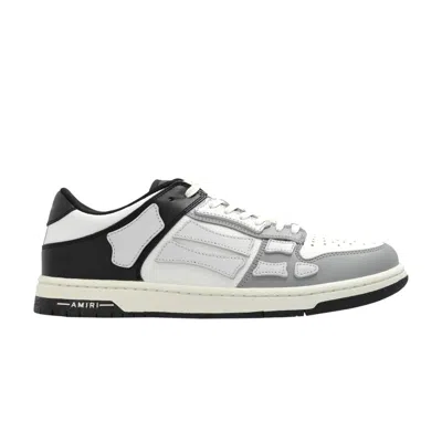 Pre-owned Amiri Skel Top Low 'black White Grey' | Men's Size 44 In Gray