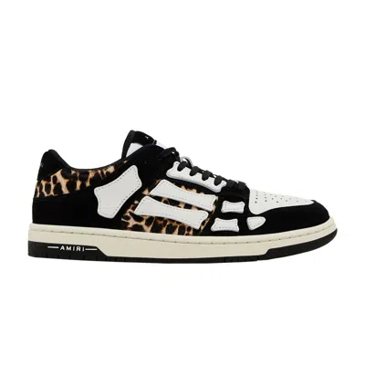 Pre-owned Amiri Skel Top Low 'black White Leopard' | Men's Size 42