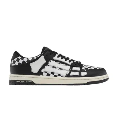 Pre-owned Amiri Skel Top Low 'checkered - Black White' | Men's Size 40