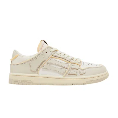 Pre-owned Amiri Skel Top Low 'collegiate - Birch White' | Cream | Men's Size 40