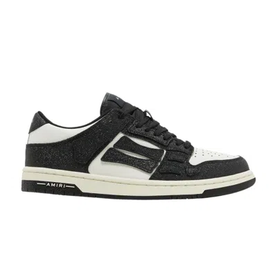 Pre-owned Amiri Skel Top Low 'crystal - Black White' | Men's Size 43