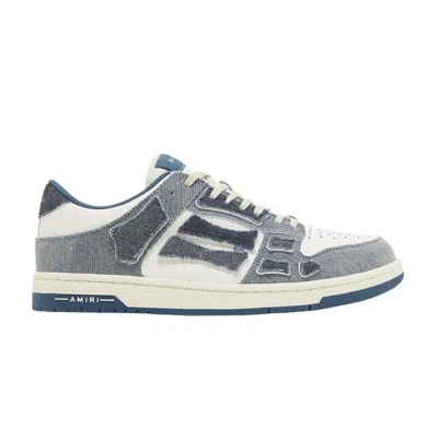 Pre-owned Amiri Skel Top Low 'denim' | Blue | Men's Size 45