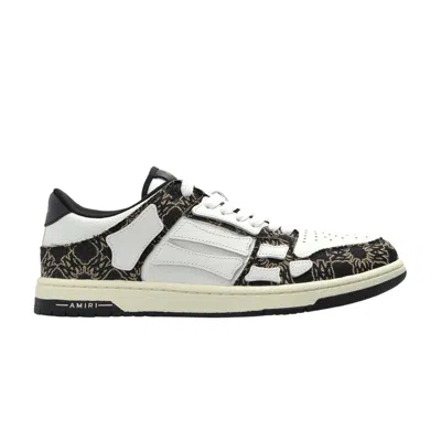 Pre-owned Amiri Skel Top Low 'ma Quad - Black' | Men's Size 44