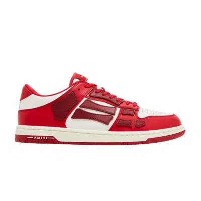 Pre-owned Amiri Skel Top Low 'red White' | Men's Size 44