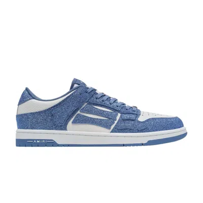 Pre-owned Amiri Skel Top Low 'shimmer - Blue' | Men's Size 47