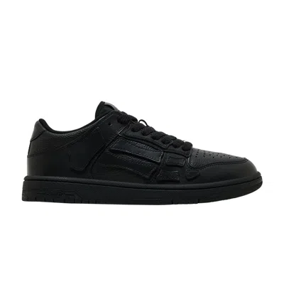 Pre-owned Amiri Skel Top Low 'triple Black' | Men's Size 40