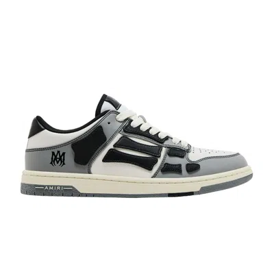Pre-owned Amiri Skel Top Low 'varsity - Grey Black' | White | Men's Size 42