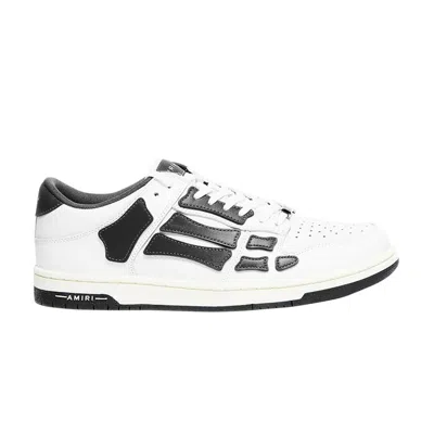 Pre-owned Amiri Skel Top Low 'white Black' | Men's Size 46
