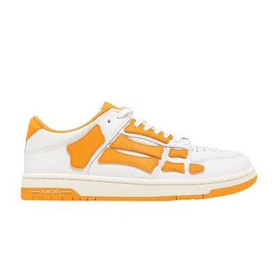 Pre-owned Amiri Skel Top Low 'white Orange' | Men's Size 41