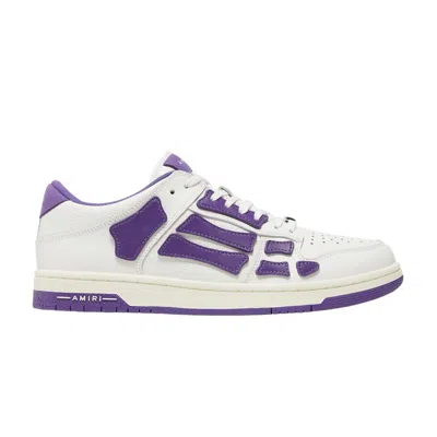Pre-owned Amiri Skel Top Low 'white Purple' | Men's Size 44