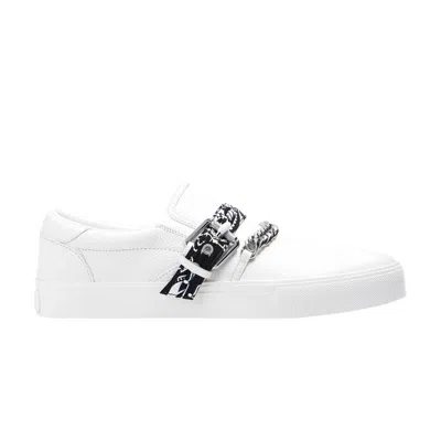 Pre-owned Amiri Slip-on 'bandana Chain - White' | Men's Size 45