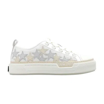 Pre-owned Amiri Stars Court Low 'alabaster Grey' | Cream | Men's Size 48 In White