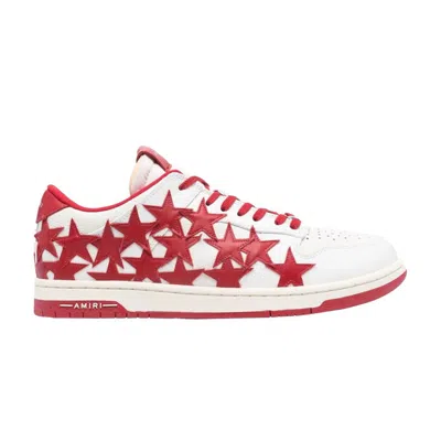Pre-owned Amiri Stars Low 'white Red' | Men's Size 46