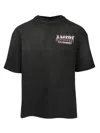 Amiri Sunny Place Logo-print Cotton-blend Jersey T-shirt In Black