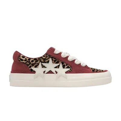 Pre-owned Amiri Sunset Skate Low 'burgundy Leopard' | Red | Men's Size 41