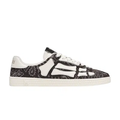 Pre-owned Amiri Wmns Pacific 'bones - Black Bandana Denim' | Women's Size 39