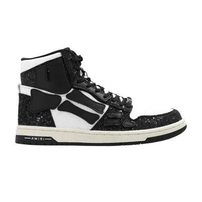 Pre-owned Amiri Wmns Skel Top High 'glitter - Black White' | Women's Size 39