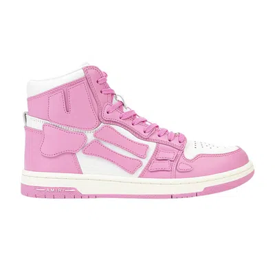 Pre-owned Amiri Wmns Skel Top High 'white Pink' | Women's Size 39