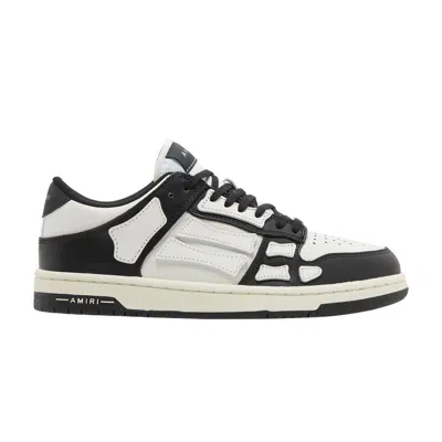 Pre-owned Amiri Wmns Skel Top Low 'black White - White Bones' 2023 | Women's Size 39