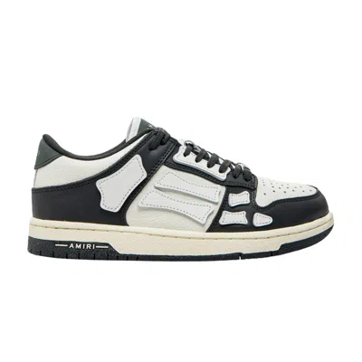 Pre-owned Amiri Wmns Skel Top Low 'black White - White Bones' 2024 | Women's Size 36
