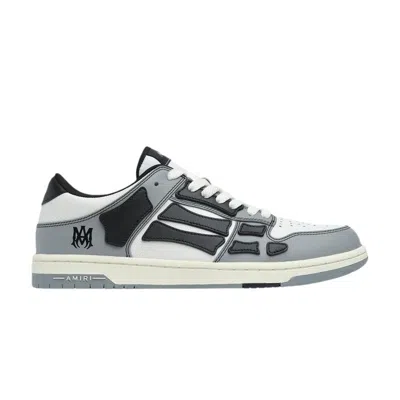 Pre-owned Amiri Wmns Skel Top Low 'varsity - Grey Black' | Women's Size 39