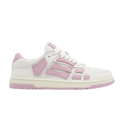Pre-owned Amiri Wmns Skel Top Low 'white Pink' | Women's Size 36