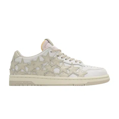 Pre-owned Amiri Wmns Stars Low 'birch' | Cream | Women's Size 39 In White