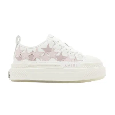 Pre-owned Amiri Wmns Stars Platform Court Low 'white Pink' | Women's Size 40