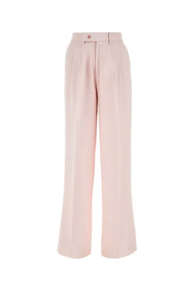 Amiri Ample Viscose Wide-leg Pants In Pink