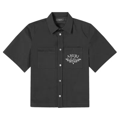 Pre-owned Amiri Arts District Camp Shirt 'black' | Men's Size 52
