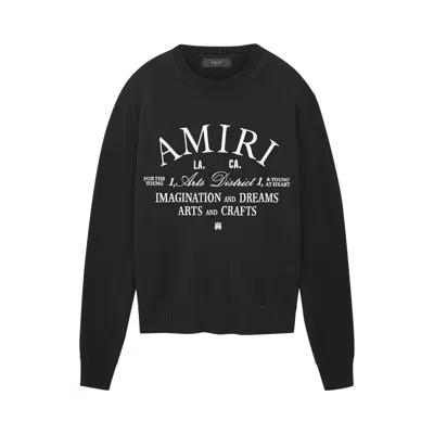 Pre-owned Amiri Arts District Crew 'black' | Men's Size M
