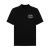 Amiri Black Crewneck T-shirt With Logo Lettering On The Front And Maxi Logo Print On The Rear In Cotton Ma In Black