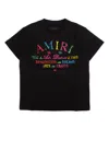 Amiri Kid's Arts District Logo-print T-shirt In Black