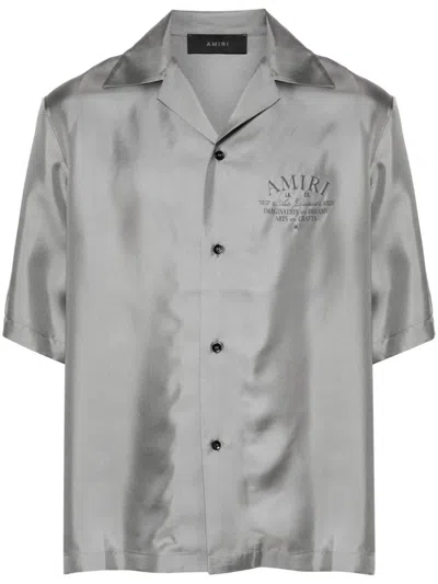 Amiri Arts District Shirt In Grey