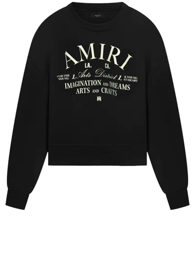 Amiri Arts District Sweatshirt In Black