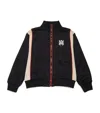 Amiri Logo-appliqué Zip-up Track Jacket In Black