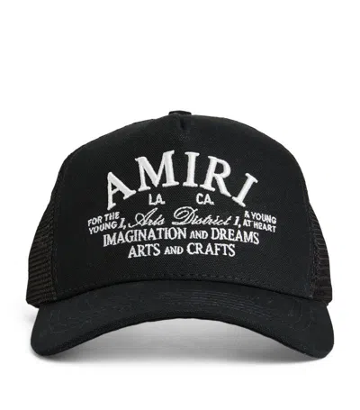 Amiri Arts District Trucker Hat In Black