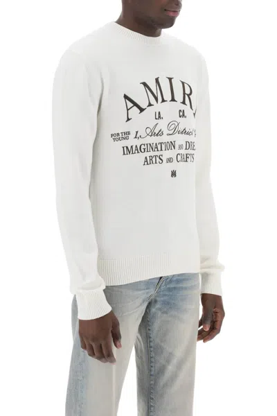 Amiri Arts District Wool Sweater In White