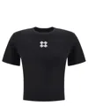 Amiri Black Stretch Cotton Blend T-shirt In Black
