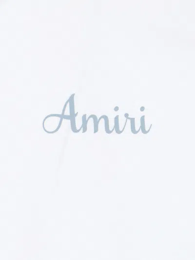 Amiri Back Print T-shirt In White
