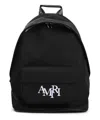 Amiri Adjustable Straps Backpack With Branded Handle In Black