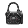 Amiri Micro Ma Stud Tote Bag In Black