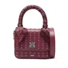 Amiri Micro Ma Stud Tote Bag In Red