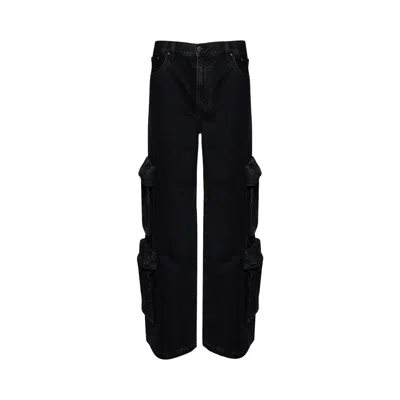 Pre-owned Amiri Baggy Cargo Jean 'river Indigo' | Blue | Women's Size 28