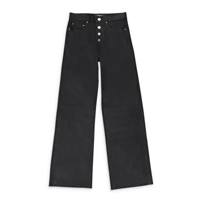 Amiri Baggy Leather Pants In Black