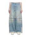 Amiri Baggy Mx3 Paneled Denim Pants In Blue
