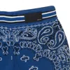 Amiri Bandana B-ball Blue Black Sweatpants In Blue