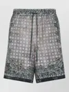 Amiri Multicolor Bandana Silk Bermuda In Multi