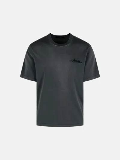 Amiri 'bandana' Black Cotton T-shirt