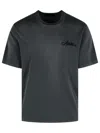 Amiri Men Cotton T-shirt With Embroidery In Black